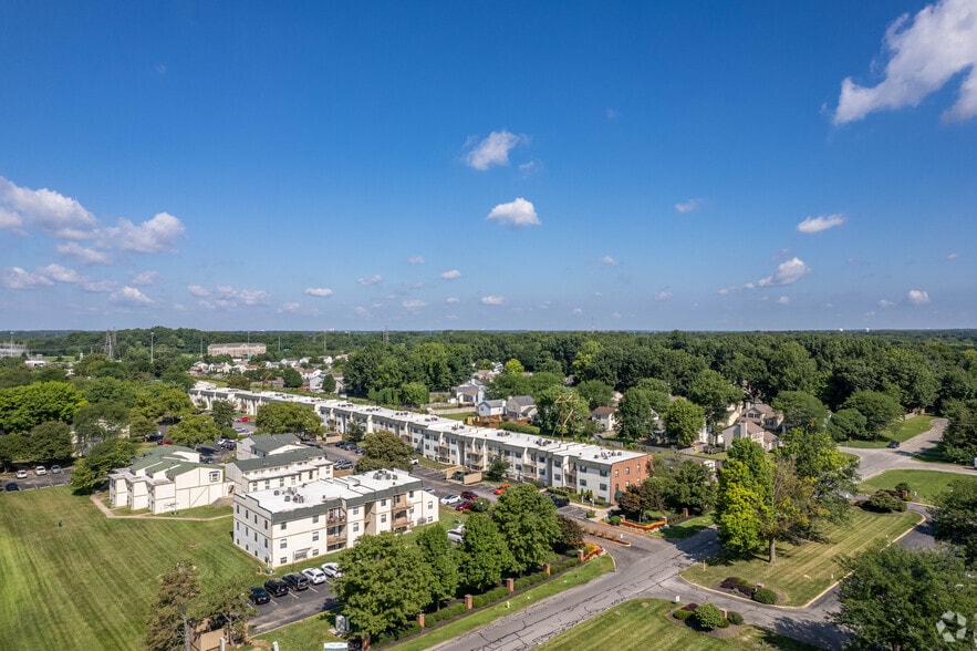 Aerial Photo - Elms Apartment's