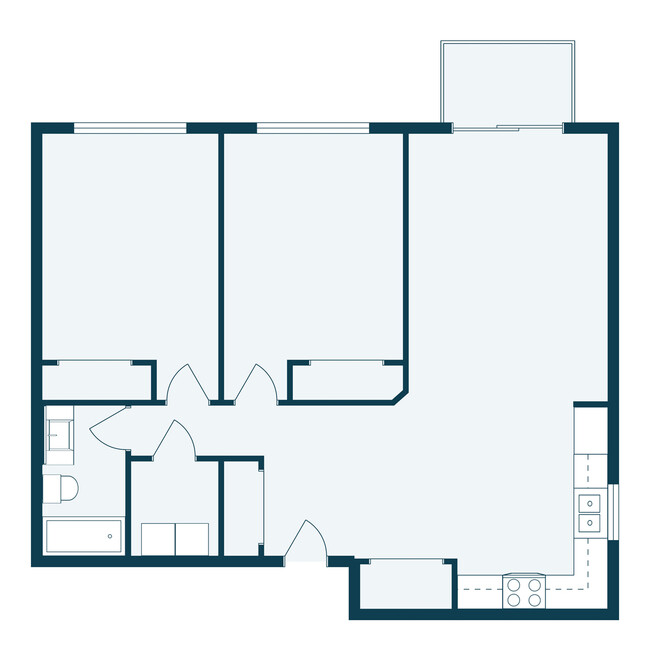 Floorplan - Parkside Apartments