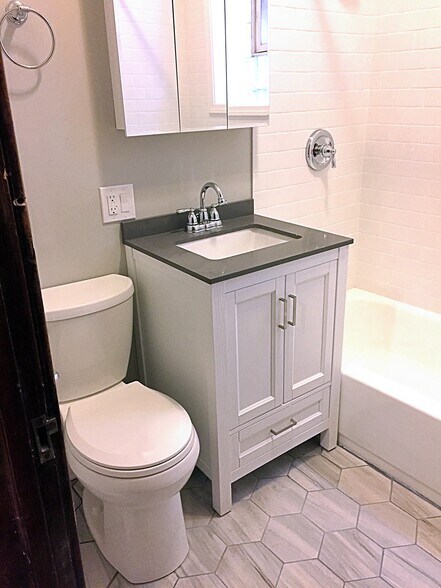 Renovated bathroom - 5339 S Maryland Ave