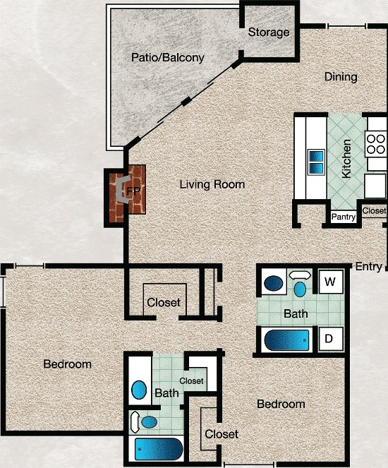 Floorplan - Copper Hill