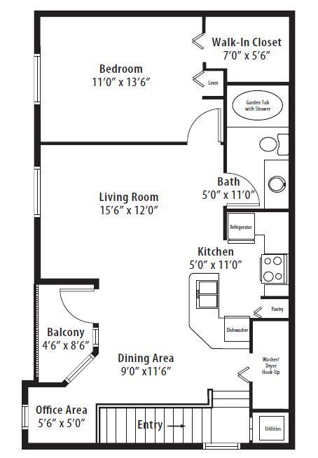 Floorplan - Springs at Palma Sola Apartments