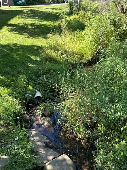 Pond under the bridge - 16 Kenmar Dr