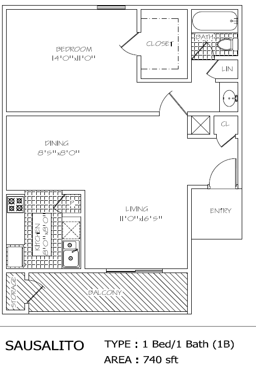 1BR/1BA - Sausalito