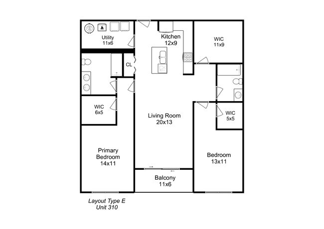 Floorplan - 2823 W Belmont Ave