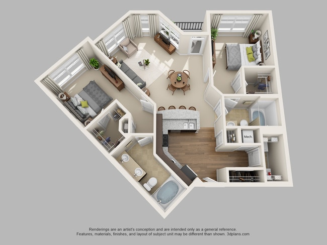 Floorplan - Meridian at Harrison Pointe