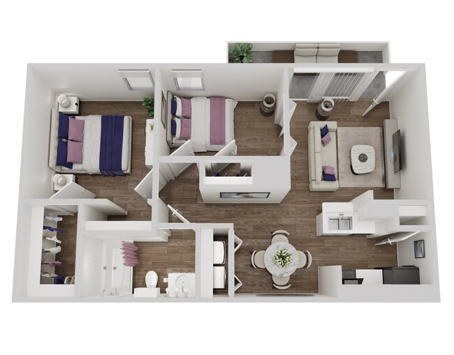 Floorplan - Solace Apartment Homes