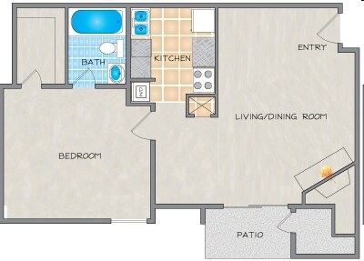 1BR/1BA - Sawmill Creek