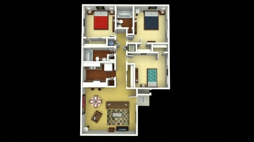 3BR/2BA - z - Historical - The Estates