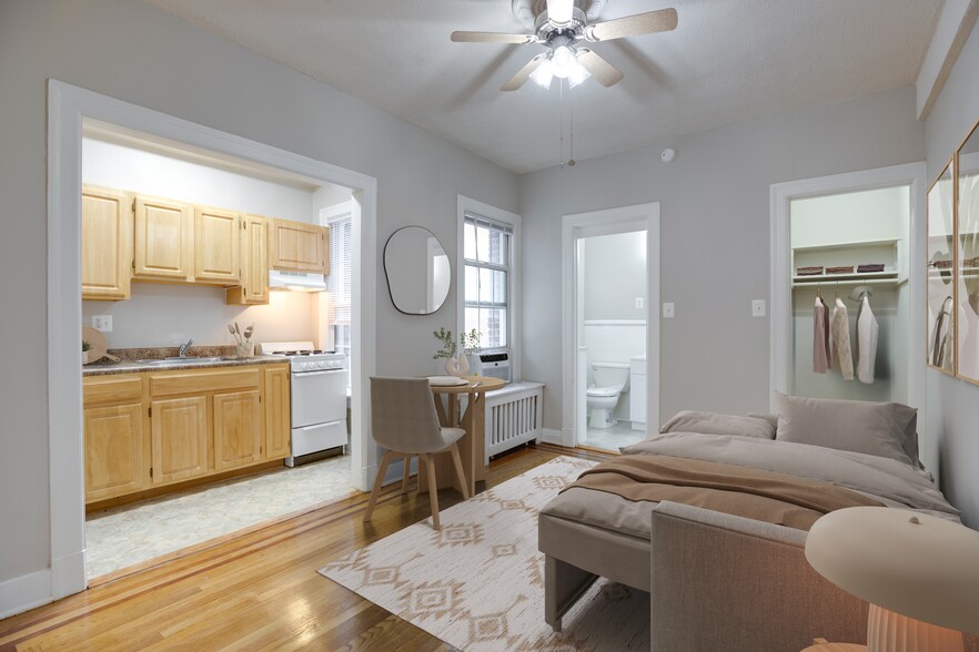 Studio (virtually staged) - Highview and Castle Manor