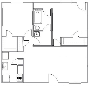 2BR/1.5BA - Summit Park Apartments