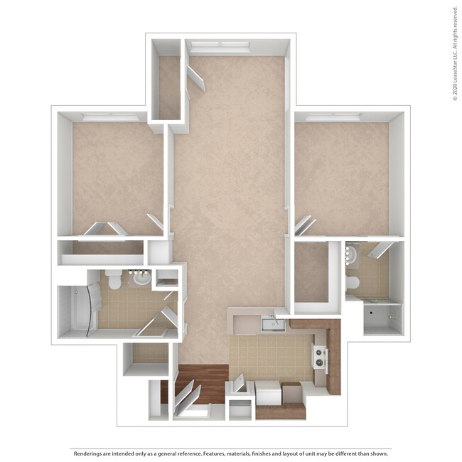 The Mayfair 3D Unfurnished - Windsor Crossing Apartments