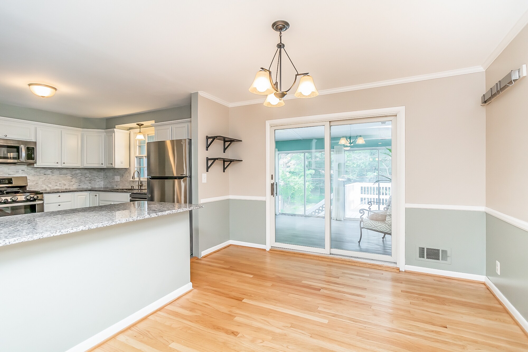 walk out to your sunroom - 8727 Valleyfield Rd