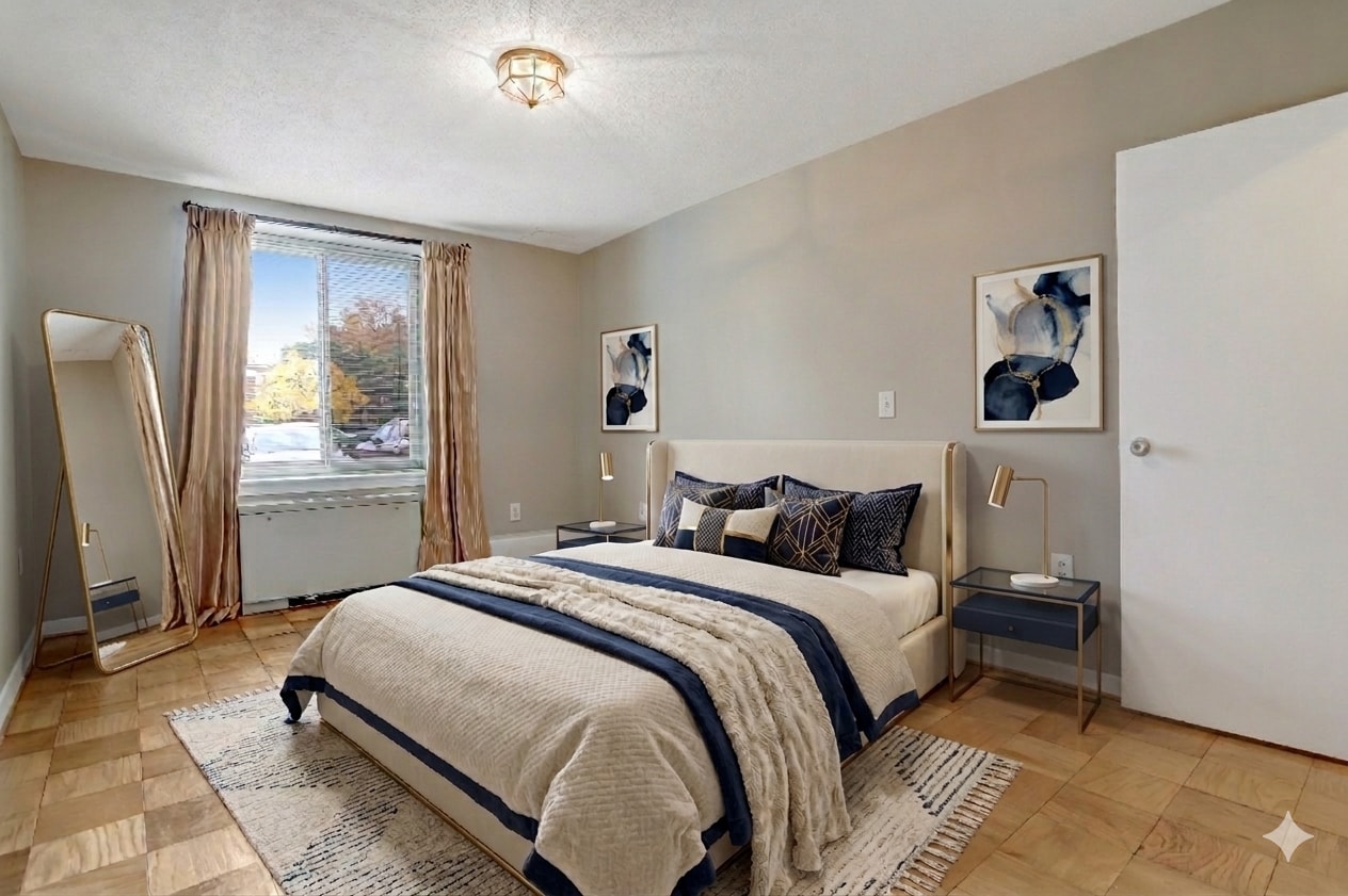 King-size bed with room for more - 3000 Spout Run Pkwy