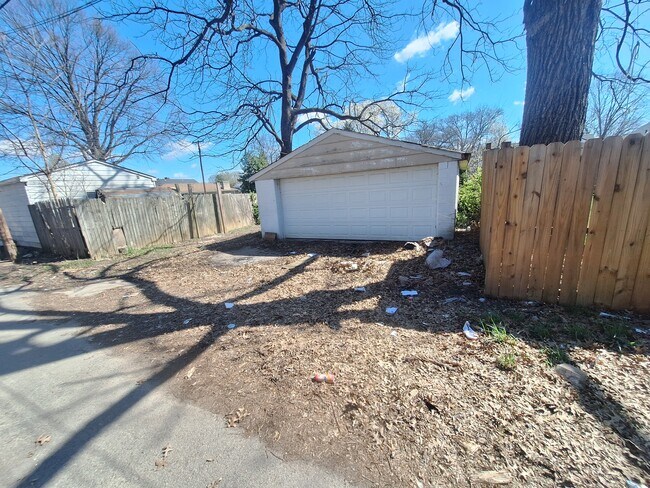 Garage from alley - 3602 Wheeler Ave