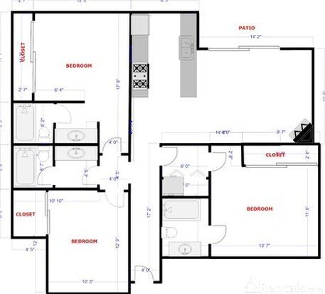 Floorplan - 4131 Udall St