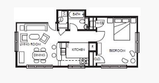 Floorplan - Roanoke Court Apartments