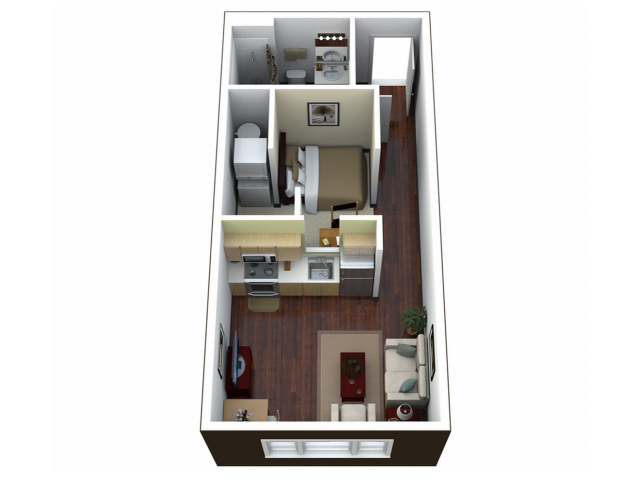 Studio - 1 - Continuum Apartments