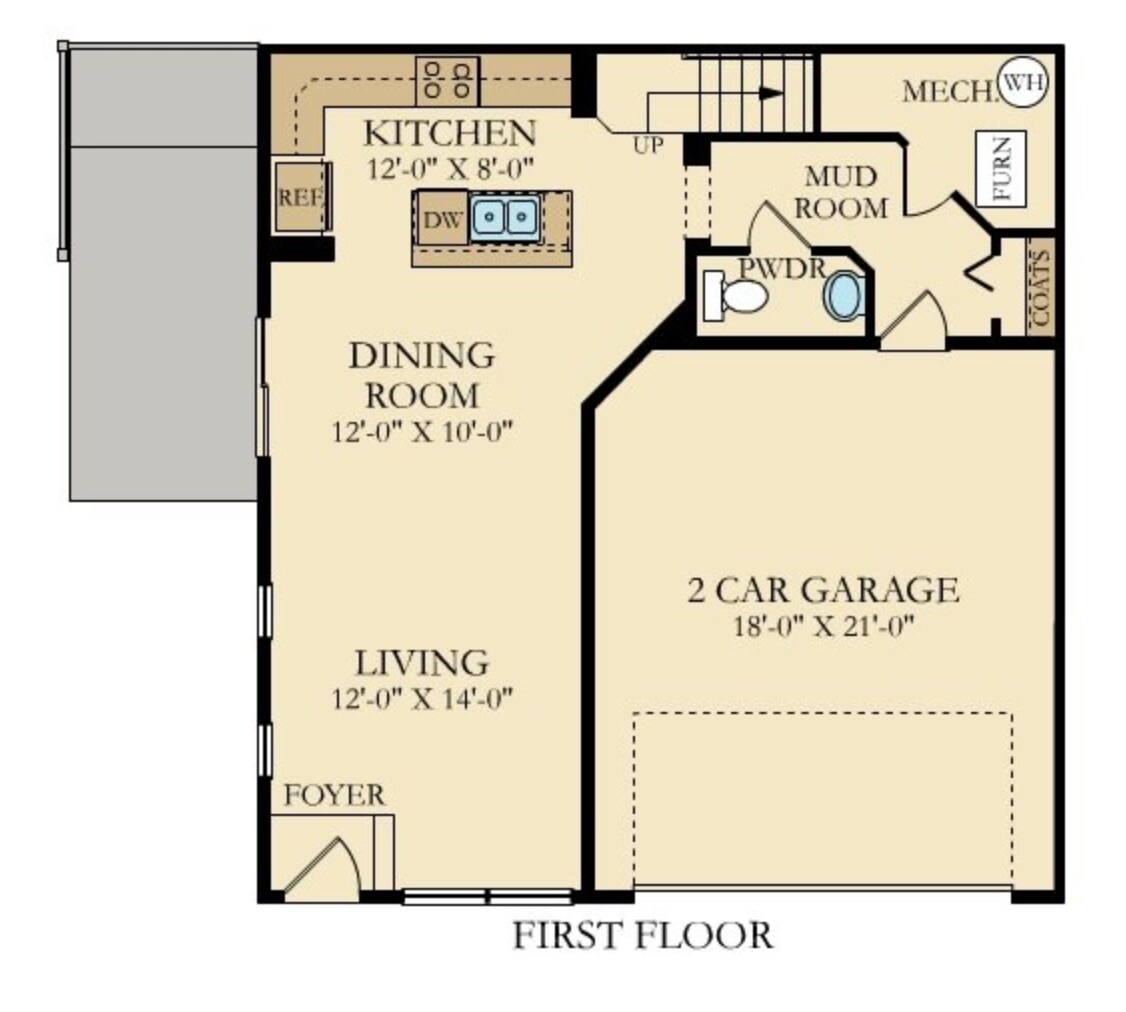This sunny corner unit boasts windows on the east and south sides (layout is flipped). Main level offers living and separate dining area, kitchen, mudroom and powder room. 2-car garage plus outside patio make this end unit a must see! Many upgrades throughout - hardwood floors, GE Slate applia... - 4825 Martingale Drive