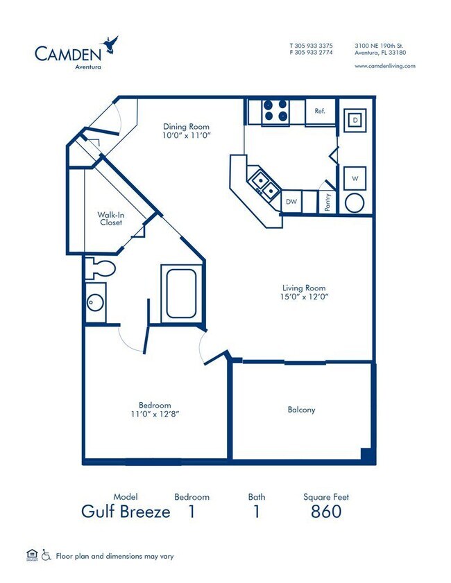 Floorplan - Camden Aventura