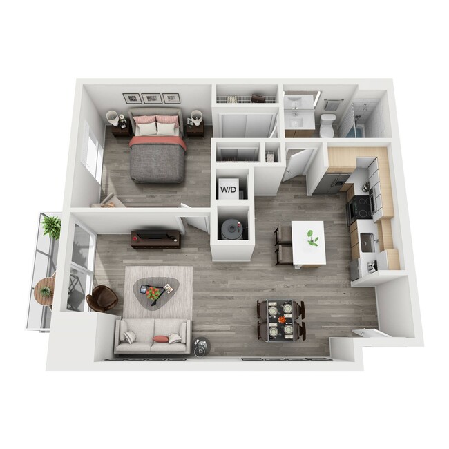 Motion at Dadeland A6-A Floor Plan - Motion at Dadeland