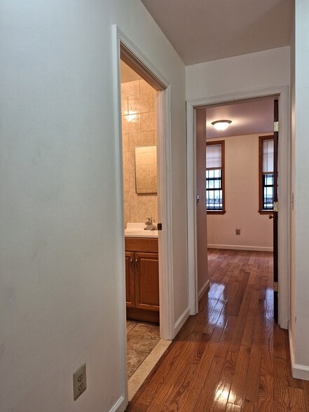 2nd floor hallway to bathroom & bedroom - 1229 Wood St