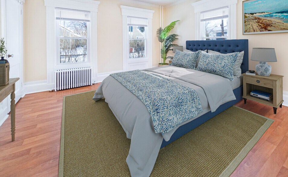 Bedroom 3 - digitally staged - 47 Pitkin St