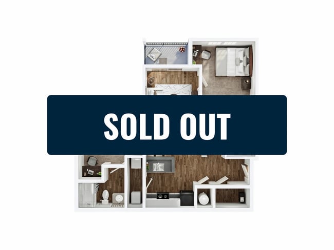 2 Bedroom | 2 Bathroom - Campus Crossings at Abbey West