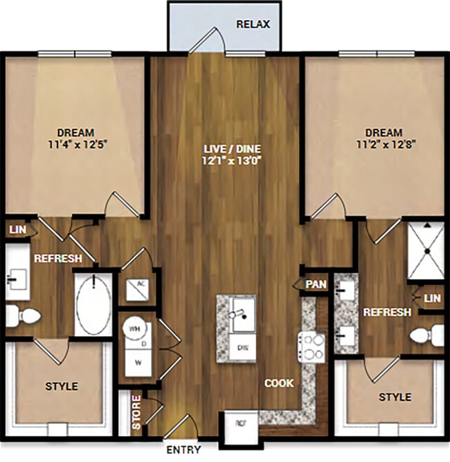 Floorplan - The Landing at Centreport