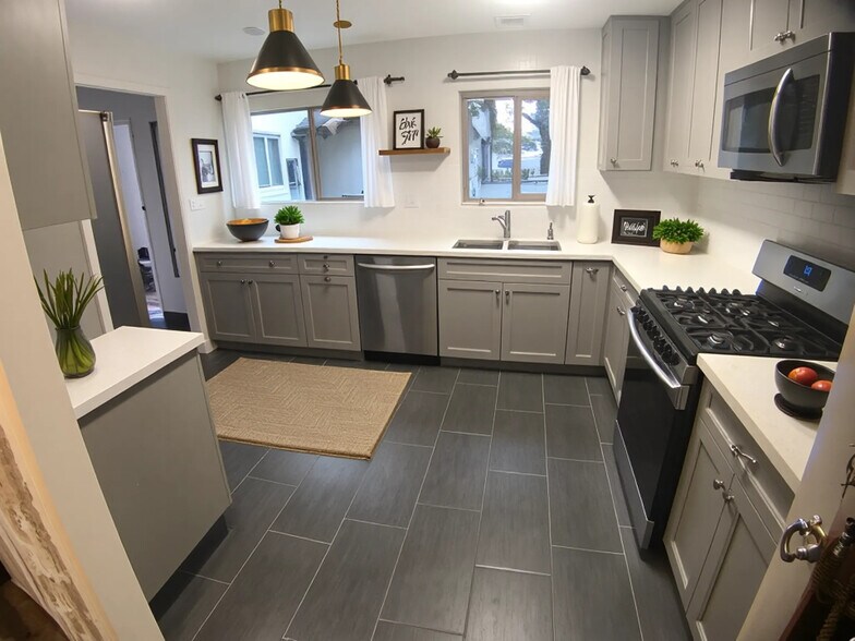 Kitchen AI Staged - 924 Philinda Ave