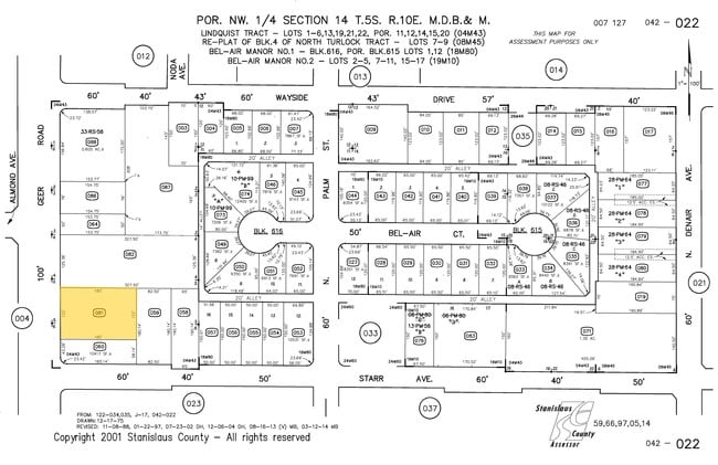 Plat Map - The Bee Apartments