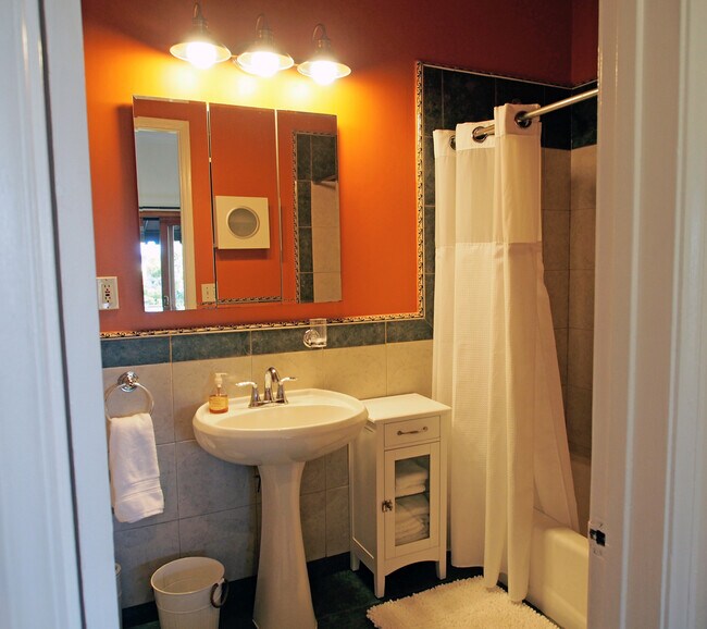 Bathroom with Tub - 1760 N Fairfax Ave
