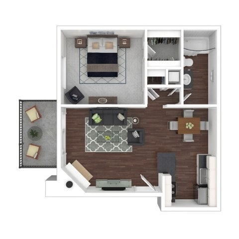Floorplan - Miramar Apartments