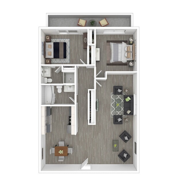Floorplan - Vivante Apartments
