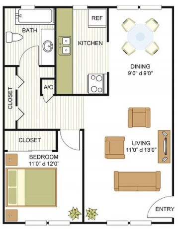 1Bed-1Bath - Prime Properties Waco