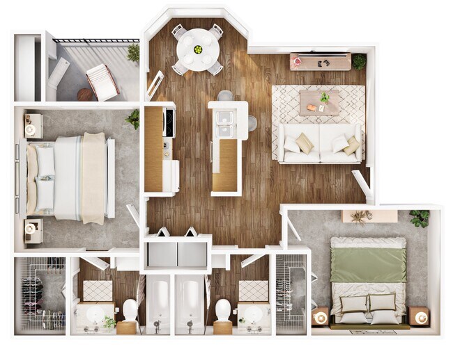 Floorplan - Waters at Bluff Springs