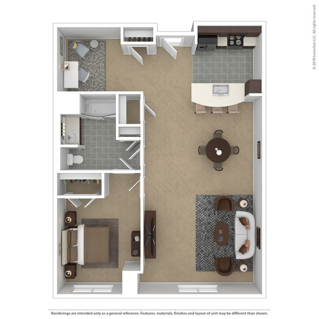 Floorplan - Curtain Lofts  1371