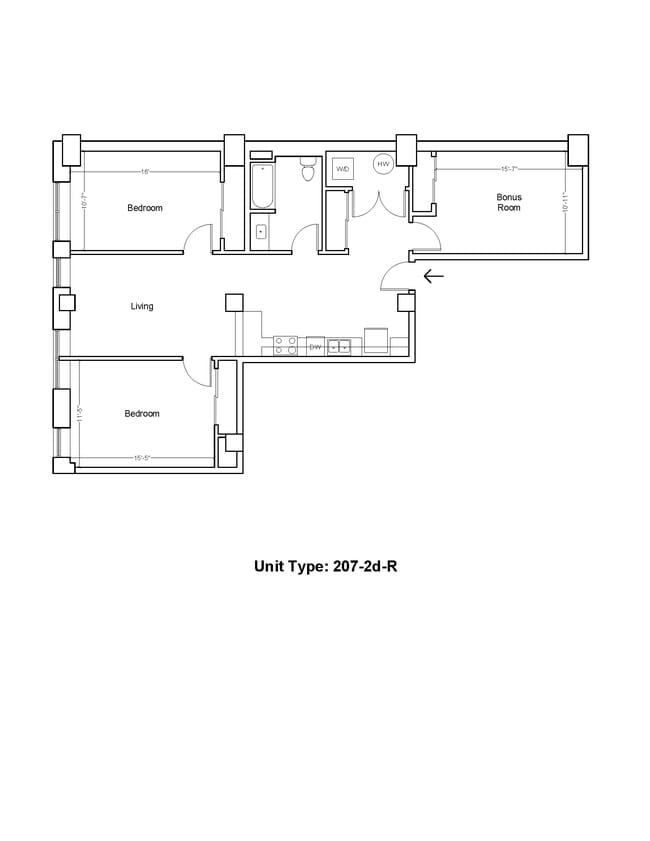 Floorplan - Mid City Apartments