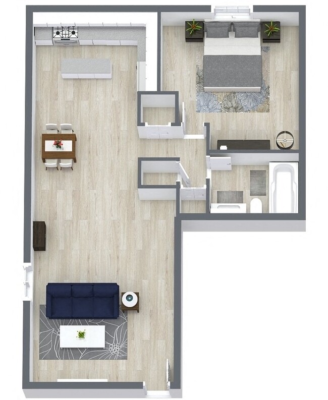 Floorplan - Forest Cove Apartments