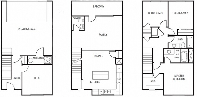 Floorplan - Parkview Townhomes