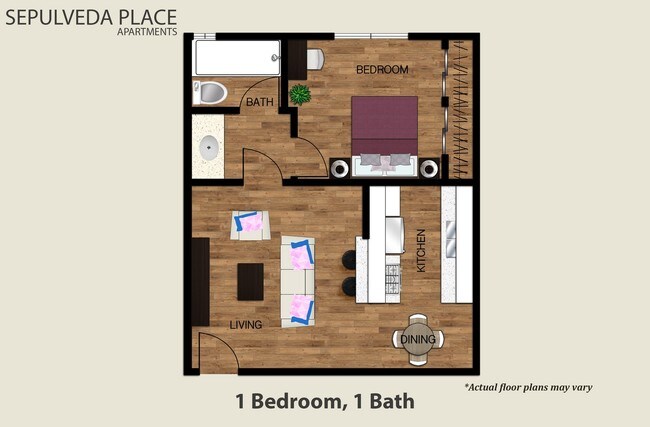 Floorplan - Sepulveda Place Apartments
