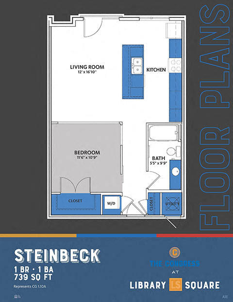 Floorplan - The Congress at Library Square