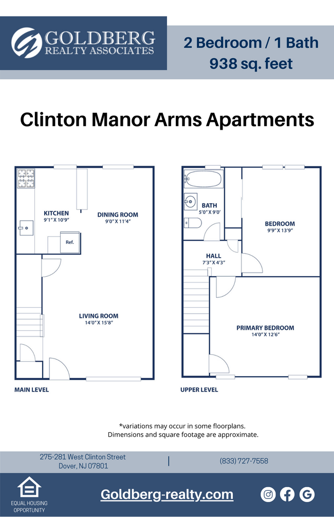 Floorplan - Clinton Manor Arms Apartments