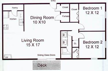 Floorplan - 1217 Delaware