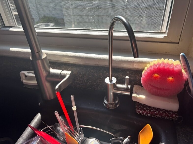 Reverse Osmosis Spigot in kitchen sink - 707 E Wood St