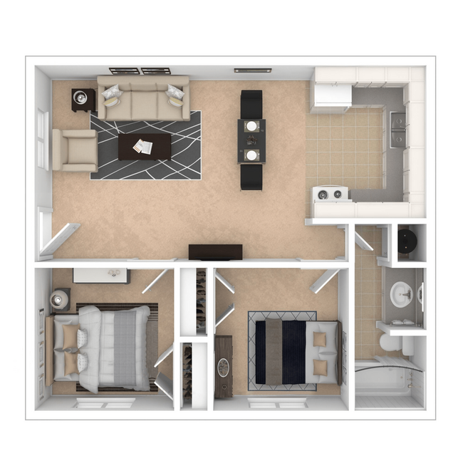 Floorplan - Candlewood Apartments