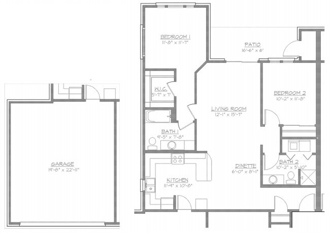 2BR / 2BA - Whitespire Grove Apartments