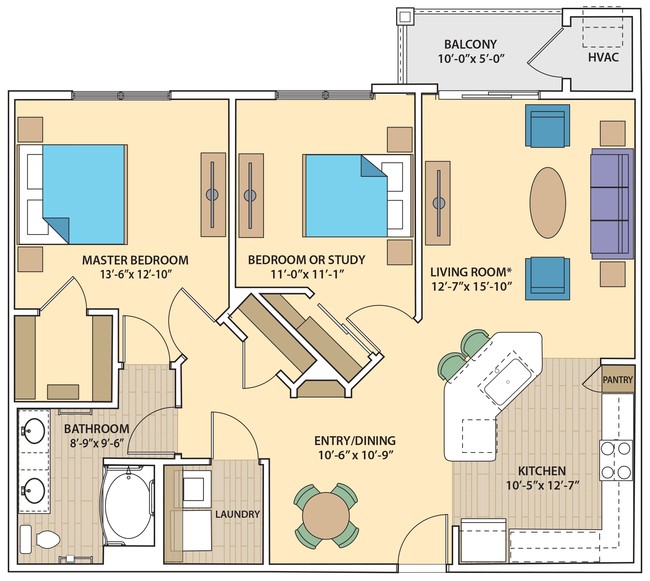 Floorplan - Skye at Arbor Lakes