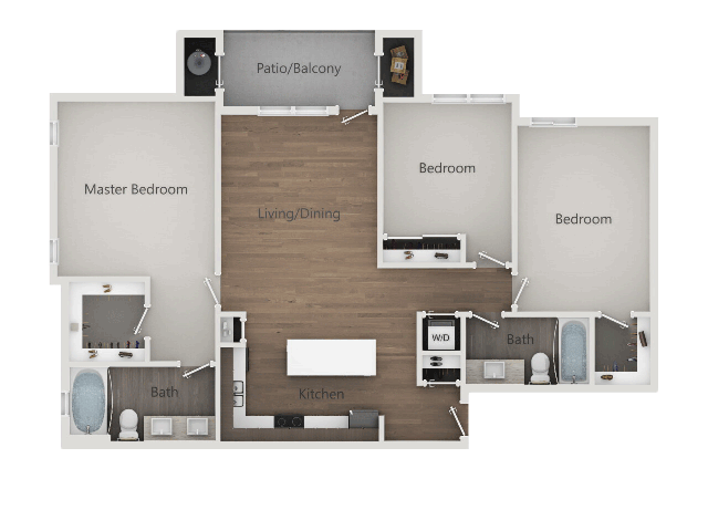 Floorplan - Lofts at 7800 Apartments