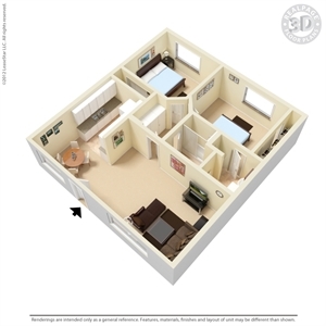 2BR/2BA - Casa De Jerardo