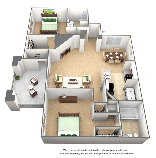 Floorplan - Cedar Springs Apartments